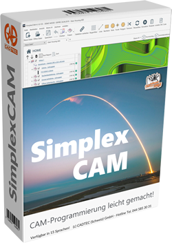 SimplexCAM für Fräsen, Drehen, Bohren und Gravieren